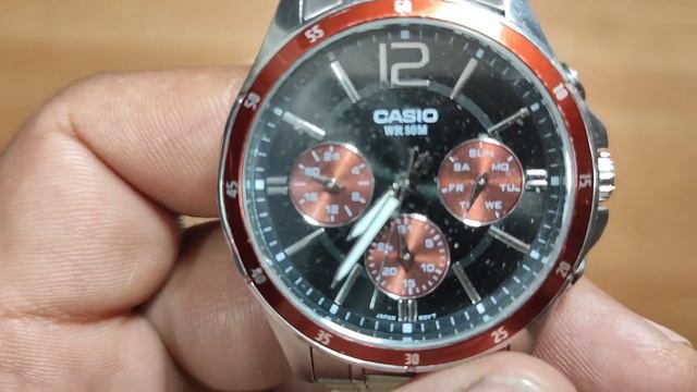 Casio Mens Watch Analog Business Quartz Watch MTP-1374D-5A