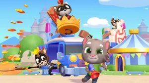 Взрывной парк говорящего Тома Talking Tom Blast Park | Мультфильм Стрелялки для детей