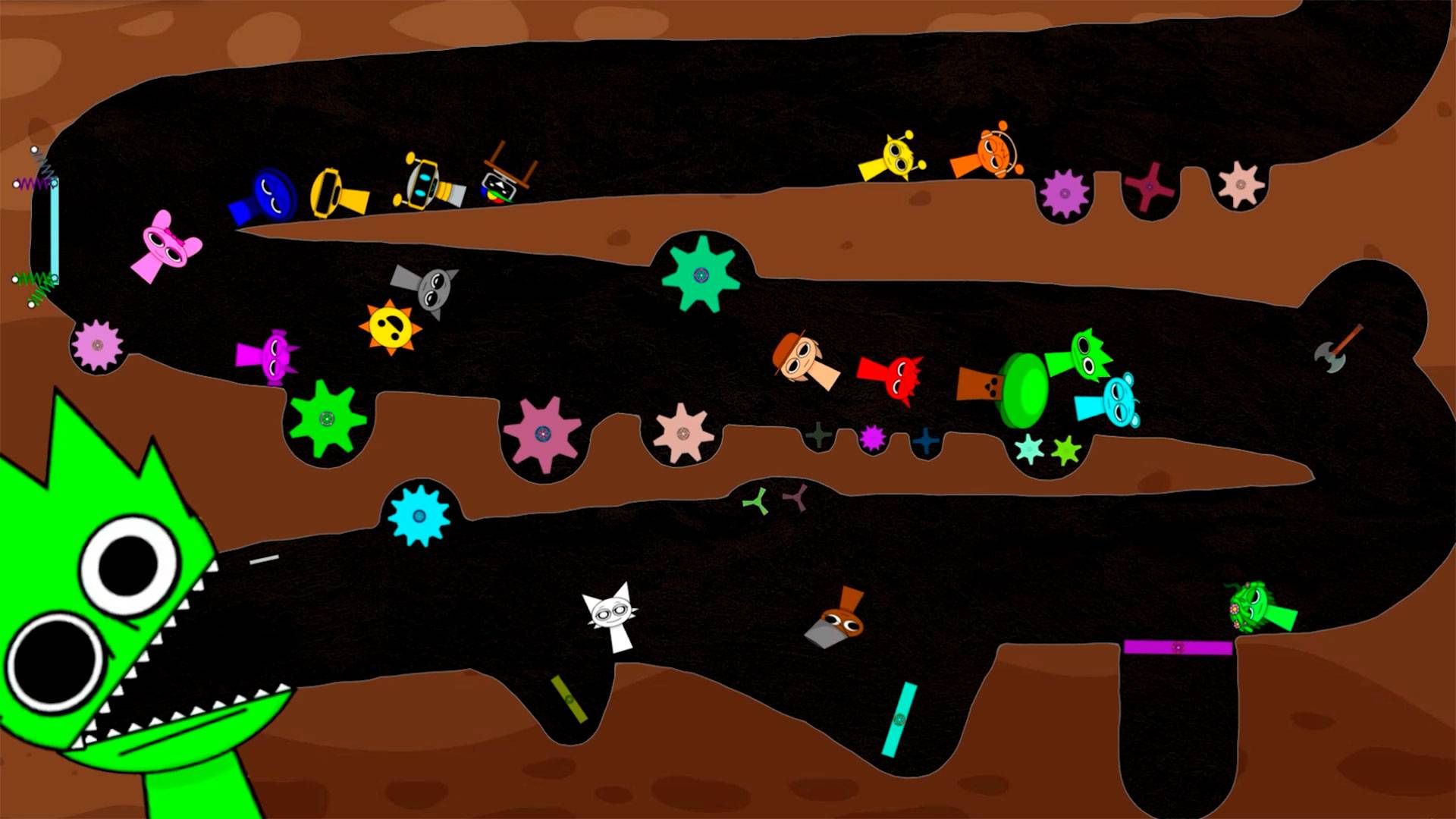 ЛАЙМ СЪЕДАЕТ ВСЕХ ОСТАЛЬНЫХ СПРУНКОВ смотреть онлайн