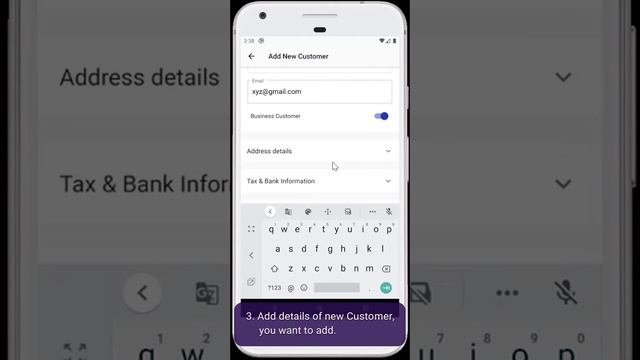 Add a customer in Shoopy Business App смотреть онлайн
