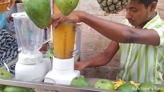 Unique Refreshing Mango🥭 Juice | Summer Special Street Drink Fresh Aamras | Bangladeshi Street Drin смотреть онлайн