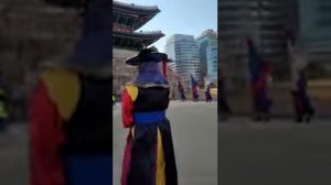 숭례문 수문장 문닫는 의식. SUNGNYEMUN Gate Closing.