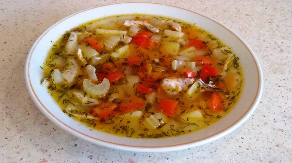 Куриный суп с овощами смотреть онлайн