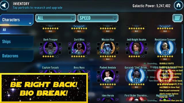 SWGOH Live! Roster Reviews with your Star Wars Dad! смотреть онлайн