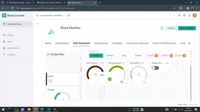 Iot Base Plant Monitoring System смотреть онлайн