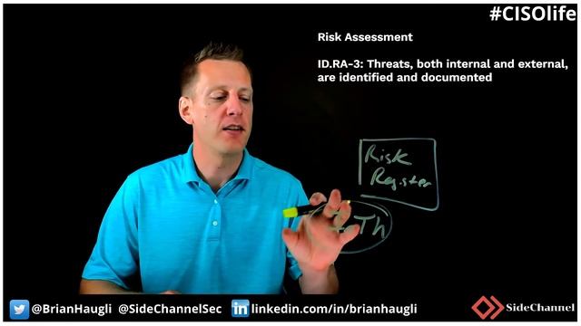#CISOlife - NIST CSF - Identify - Risk Assessment 3 (ID.RA-3) | cybersecurity | cyber | security смотреть онлайн