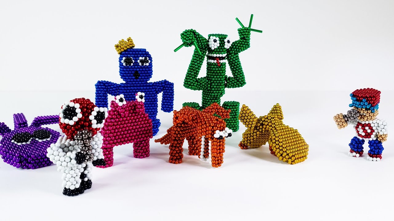 Радужные Друзья из Магнитных Шариков ПОЮТ! ФНФ Радужные Друзья