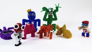 Радужные Друзья из Магнитных Шариков ПОЮТ! ФНФ Радужные Друзья