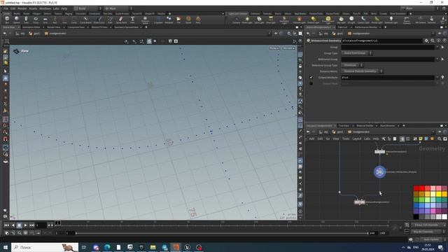 Создание процедурных дорог для Unreal Engine в Houdini Урок 2 смотреть онлайн