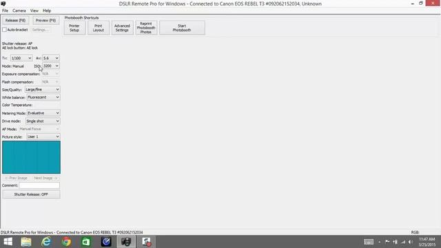 DMV Photo Booth Tutorials: DSLR Remote Pro, Camera Settings смотреть онлайн