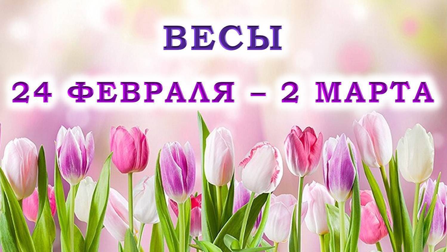 ♎ ВЕСЫ. 🌷 С 24 ФЕВРАЛЯ по 2 МАРТА 2025 г. 💖 Подробный Таро-прогноз 🫶 смотреть онлайн