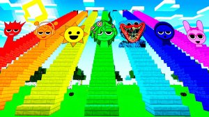 🌈 Я НАШЁЛ РАДУЖНУЮ ЛЕСТНИЦУ ХОРРОР СПРУНКИ И ПОППИ ПЛЕЙТАЙМ В МАЙНКРАФТ