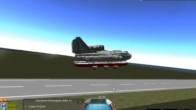 KSP Ekranoplan Bartini VVA14 STOCK & Firespitter смотреть онлайн