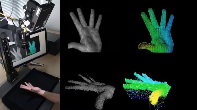 Raytrix 3d Video - R5 Camera - light-field technology -- gesture recognition смотреть онлайн