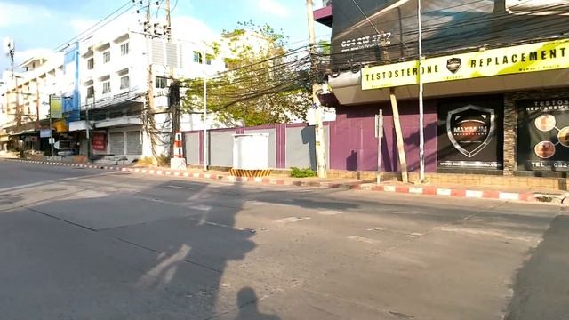 Pattaya, Walk, Bua Khao Market, Soi Chaloem Phrakiat 19, Pattaya Sai Sam Road, in the afternoon смотреть онлайн