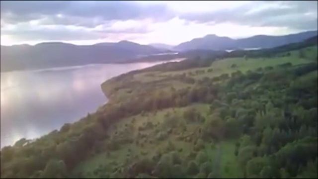 Drone over Loch Lomond Scotland смотреть онлайн