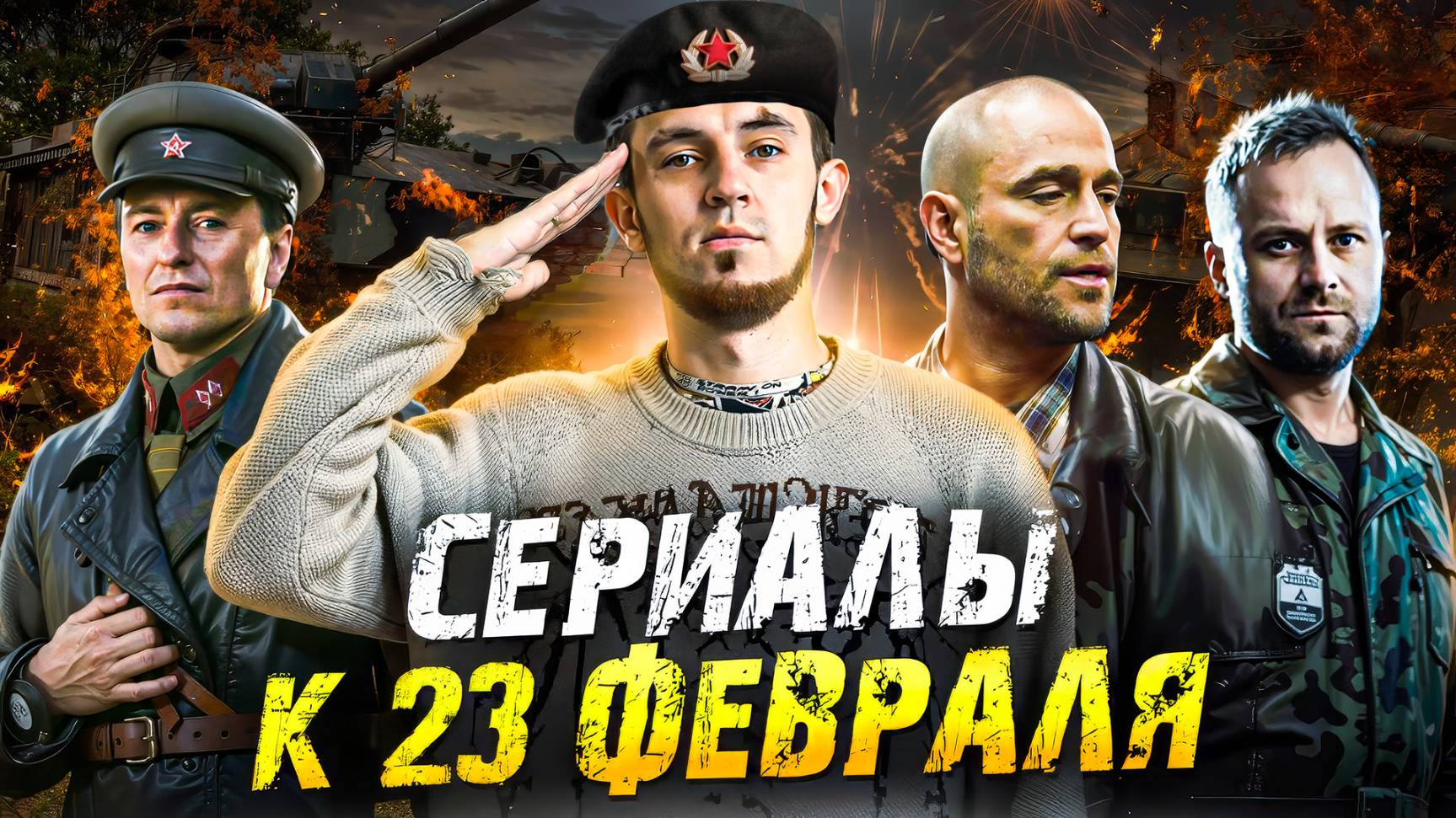 СЕРИАЛЫ К 23 ФЕВРАЛЯ ДЛЯ МУЖЧИН, ЧТО ПОСМОТРЕТЬ В ДЕНЬ ЗАЩИТНИКА ОТЕЧЕСТВА смотреть онлайн