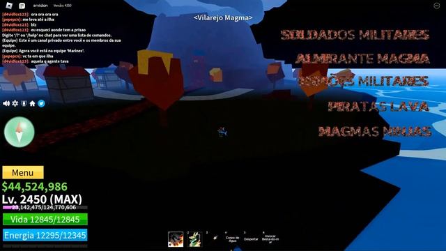 Passo a passo de como pegar o material minério de magma (magma ore) no blox fruits. Roblox. смотреть онлайн