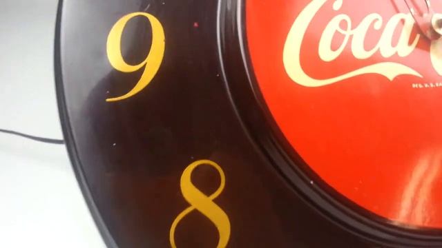 Vintage Coke Wall Mounted Clock - Drink Coca Cola