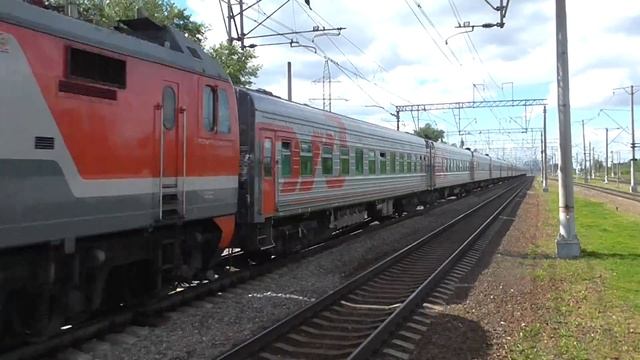 эп2к-218 с фирменным поездом поволжье смотреть онлайн