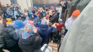 Выпускание голубей Благовещение