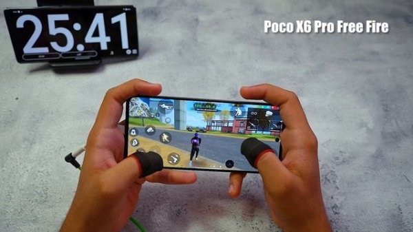 Poco X6 Pro : Free Fire Test with FPS Meter 🔥
