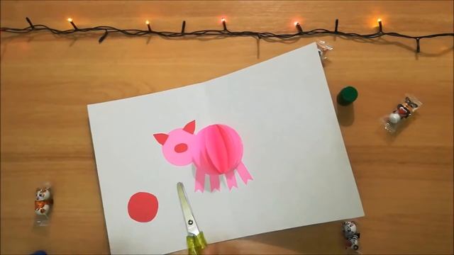 DIY Новогодняя открытка 2019 со свинкой || How to Make New Year 2019 Greeting Card смотреть онлайн