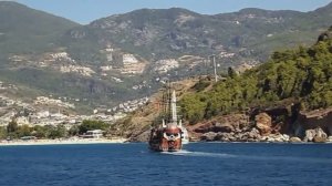 На пиратской яхте ZEVS в Средиземном море. Красивое море и море позитива! Турция ,часть 3.