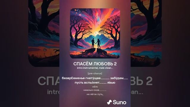 СПАСЁМ ЛЮБОВЬ / Автор стихов и песни Roman Lomkin / Program Suno. смотреть онлайн
