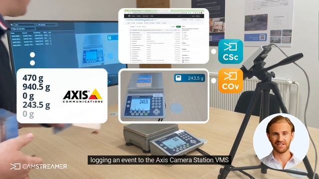 Integrating Mettler Toledo IP Electronic Scale with Axis Network Camera using CamStreamer Apps смотреть онлайн