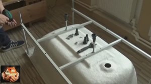 Сборка и установка акриловой ванны своими руками.