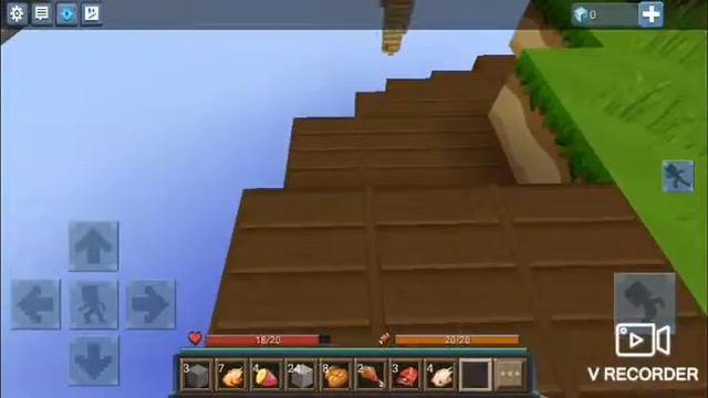 Как победить на Скай Варсе используя только еду и блоки! Скай Варс (Blockman Go) смотреть онлайн