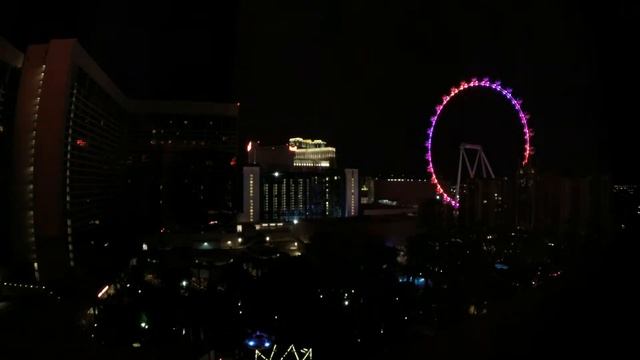Sunrise From Flamingo Hotel In Las Vegas