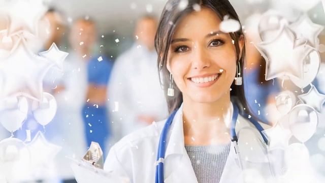 С Днем медицинского работника! Красивое поздравление с Днем медика смотреть онлайн
