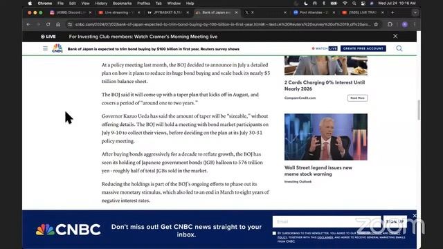 LIVE TRADING | Biden Terminally ill in the Hospital?? Stocks CRASHING | 7/24/2024 | Stream # 274 смотреть онлайн