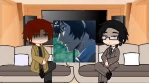 odasaku and ango reaction to dazai(1/1) реакция одасаку и анго на дазая(1/1)