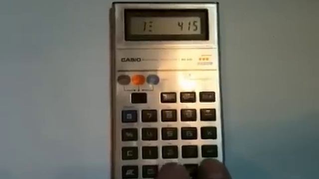 Casio MG880 Calculator - Number / Digi Invaders