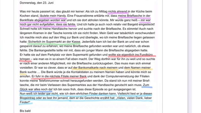 Goethe-Zertifikat B1 Lesen Teil 1. Задание + разбор смотреть онлайн