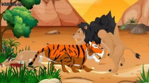 Tiger vs Lion | Lion vs Animals Level Challange | Animal DC2 Animation