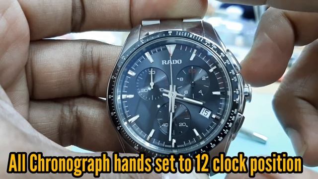 RADO HyperChrome Chronograph Hands Setting Tutorial | Watch Repair Channel смотреть онлайн