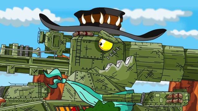 ЯРОСТЬ ДОРИАНА - МЕГА Монстры на Диком Западе Мультики про танки смотреть онлайн