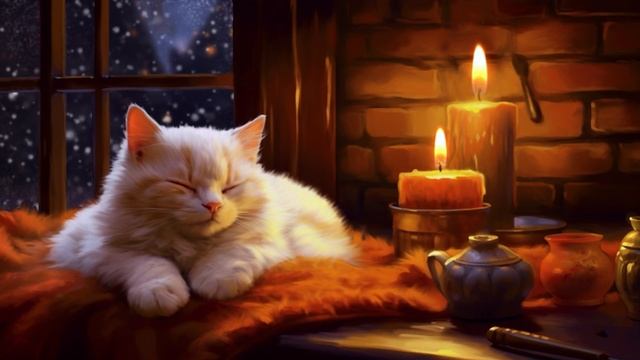 In 5 minutes you will fall asleep | The solution to your sleep problems | Purring cat ASMR смотреть онлайн