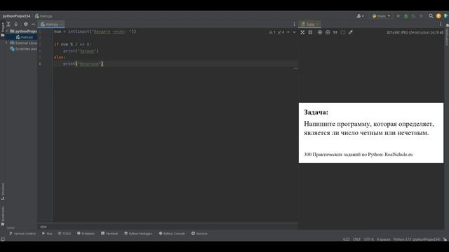 #3 Четное-Нечетное | Практическое программирование Python 2024 смотреть онлайн