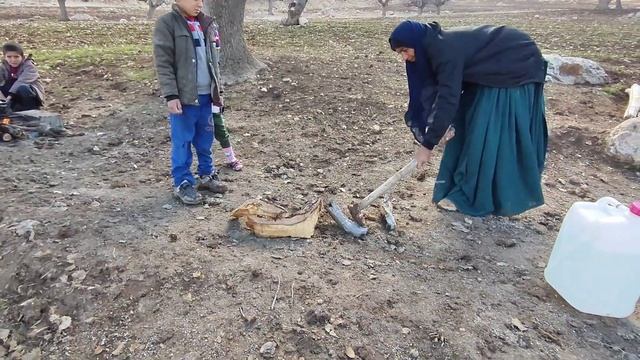 Addicted man and tension in the family and the help of a good man to a tribal woman