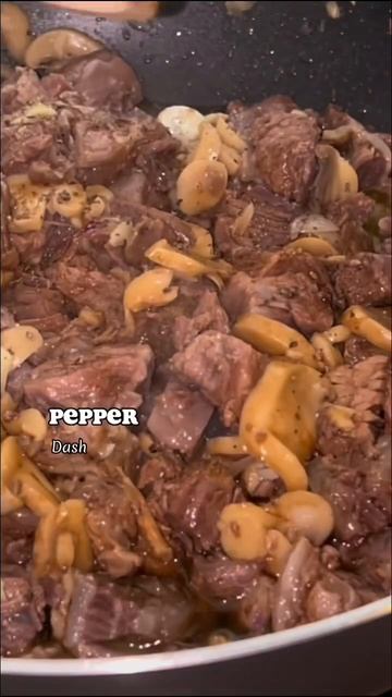 Easy recipe for creamy garlic pepper beef with mushroom смотреть онлайн