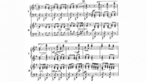 Igor Stravinsky - Scherzo à la Russe for Two Pianos (1944) [Score-Video]