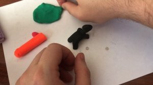Лепим кошку из пластилина