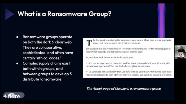 How are ransomware groups following the trend of the commodification of cybercrime? смотреть онлайн