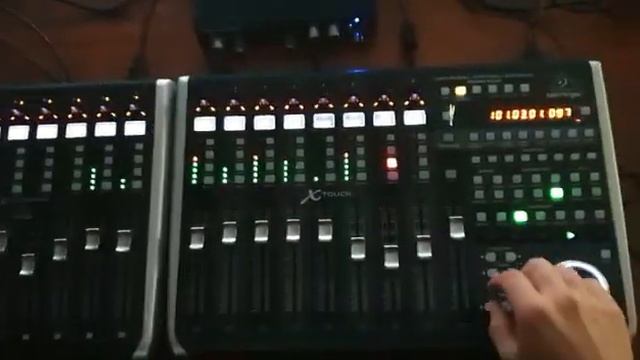 Behringer x-touch, X-touch Extender, with rtp midi, Lan switch on Cubase, how to setup смотреть онлайн