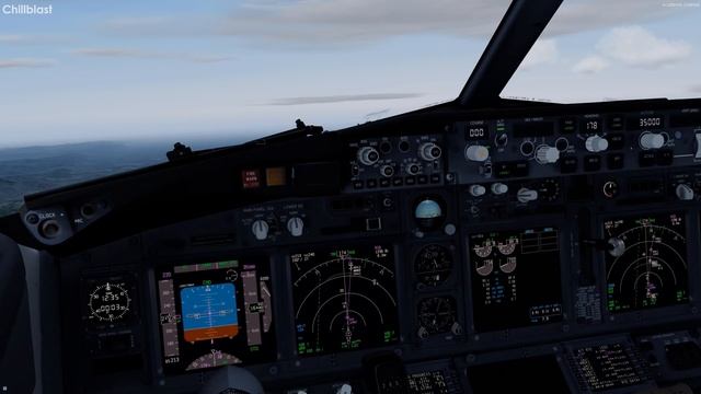 P3D V4.5 Full Flight - TUI fly 737-800 - Frankfurt to Mallorca (EDDF-LEPA) смотреть онлайн